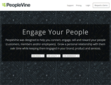 Tablet Screenshot of peoplevine.com